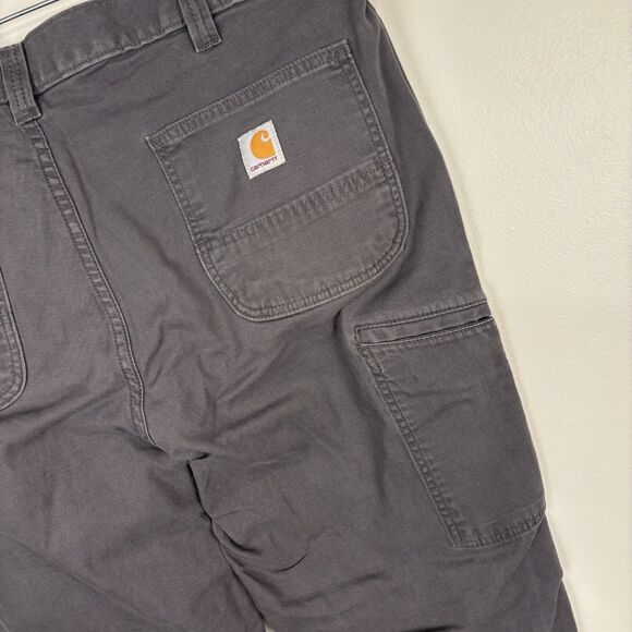 Carhartt Gray Rugged Flex Rigby Relaxed Fit Pant Pants Men's Size 40 x 34 - Picture 7 of 12